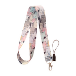 Resmi Galeri görüntüleyiciye yükleyin, Sevimli Kedi 2 Boyun Askı ipi Ve Telefon Askısı (Kartlık Ücretsiz)