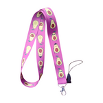 Resmi Galeri görüntüleyiciye yükleyin, Mor Avokado Boyun Askı ipi Ve Telefon Askısı (Kartlık Ücretsiz)