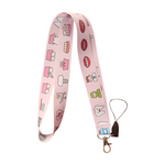 Resmi Galeri görüntüleyiciye yükleyin, Pembe Hastane Diş doktoru 2 Boyun Askı ipi Ve Telefon Askısı (Kartlık Ücretsiz)