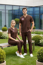 Resmi Galeri görüntüleyiciye yükleyin, Friar Brown Psikolog ve Biyolog Forması Takımı | Sağlık Bakanlığı Uyumlu-Friar Brown