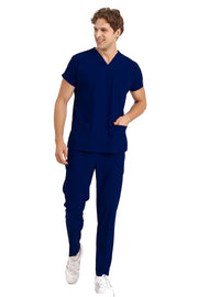 Parlement Likralı Doktor Ve Hemşire Forması Unisex Cerrahi Takım