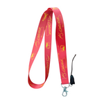 Resmi Galeri görüntüleyiciye yükleyin, Kırmızı Sarı Atatürk İmzalı Boyun Askı ipi Ve Telefon Askısı (Kartlık Ücretsiz)