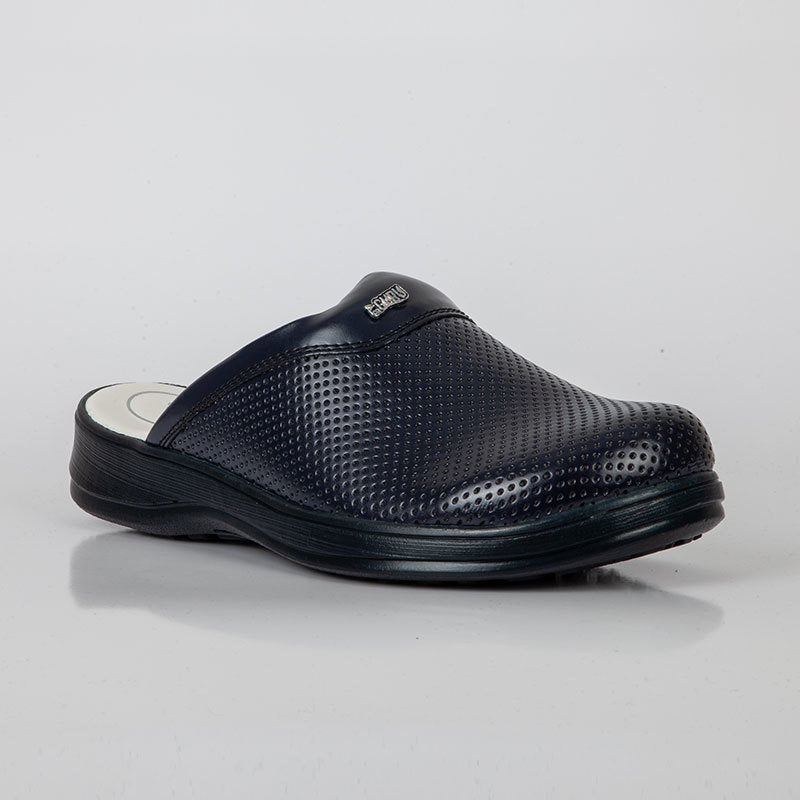 Sabo Klasik Terlik Lacivert Deri