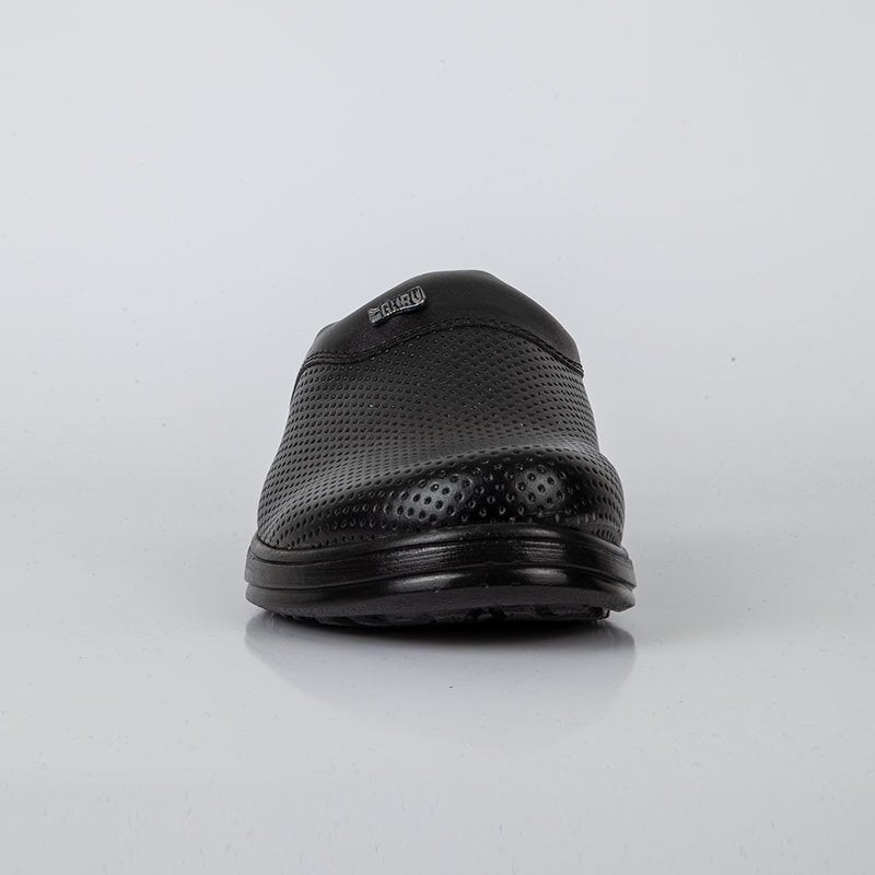 Sabo Klasik Terlik Siyah Deri