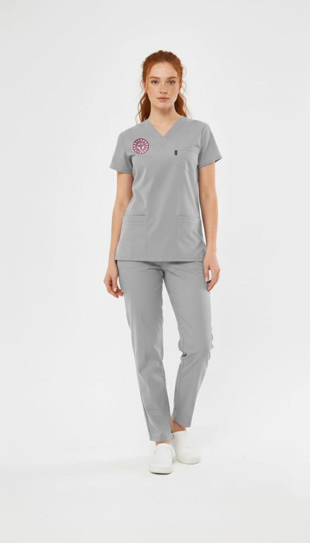 Neutral Gray Teknik Hizmetler Forması | Sağlık Bakanlığı Uyumlu-Neutral Gray