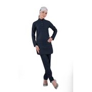 Tesettür Panda Flex Likralı Cerrahi Takım Lacivert